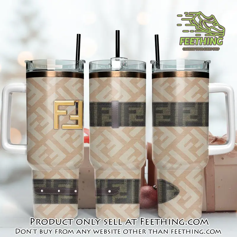Fendi logo 40oz stanley tumbler fendi stanley tumbler ktb1067 ft5649360